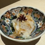 月と灯 - ツブと長ネギの酢味噌仕立て