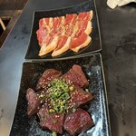 焼肉とワイン 八孝 - しし肉。鹿肉。