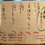 博多とんこつ 天神旗 - 暫定メニュー