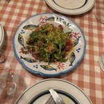 Taverna Coccorana - イカスミとマグロのカルパッチョ