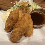 炉辺人 - カキフライ4個1320円、1個330円単位で何個からでも注文可