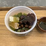 福尾商店 - 抹茶あんみつ