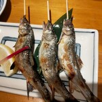 小川の魚 - 