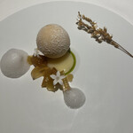 mærge - デザート　日本酒のアイスクリーム