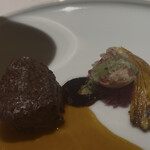 mærge - ソースを注いだもの