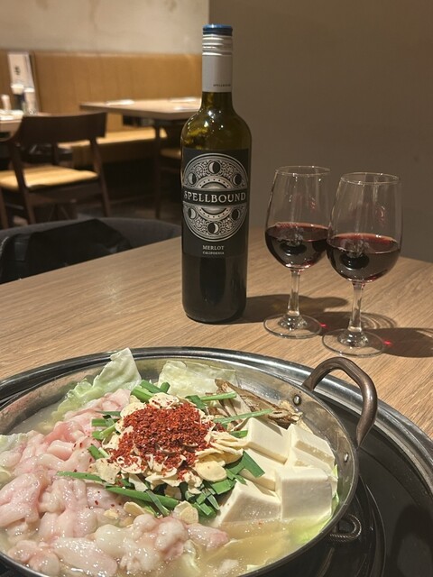 Motsu-nabe dining Motsu to Budou