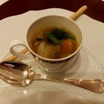 RISTORANTE REGA - 可愛いスープ