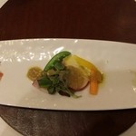 RISTORANTE REGA - 前菜３種　生ハム・たこ他