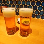 天ぷらと寿司 こじま - 生ビール