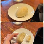 八王子うかい亭 - とうふ屋うかいのおからを使った自家製パンは
      ふわふわで、
      残ったソースと共にいただきました(*´ω｀*)