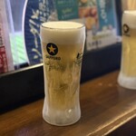 立喰酒場 金獅子 堺筋本町店 - マジックアワーセットの生ビール