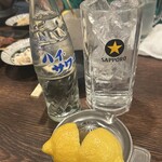 もつ焼きばん - レモンサワー