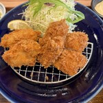 とんかつマ・メゾン - 牡蠣フライとヒレカツ