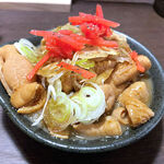 もつ焼ぽるこ - 煮込ライス（390円）