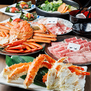 Sukiyaki Zuwai-gani Taraba-gani All you can eat Wagyu to Kani Sanjo Kawaramachi Ten