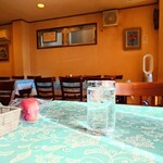 シャンティ - 着席後すぐに提供してくれる、冷たいお水。