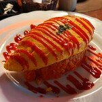 バレルビア - 特製ケチャップソースオムライス
