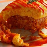 バレルビア - 特製ケチャップソースオムライス
