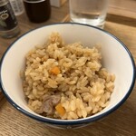 中華そば 紆折 - 炊き込みご飯　200円
