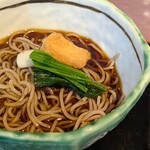 わか松 - 冷たいそば（海鮮丼定食）