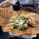 たっこ家 絆 - 料理写真:朴葉焼き 豚