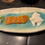 うまいもの 楽味 - カラスミ　日本酒が進みます