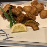 うまいもの 楽味 - 河豚から揚げ
