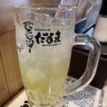 元祖串かつ だるま 道頓堀店 - シークワーサーチューハイ