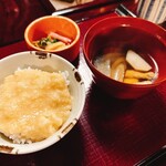 うかい鳥山 - 麦とろごはん