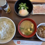 すき家 34号武雄店 - 牛まぜのっけ朝食