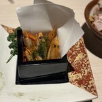 月と灯り - エビの唐揚げ