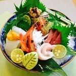 Wasabi - 新鮮な、お魚！五種の盛り合わせ