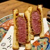 焼肉 うしみつ - 和牛ヒレのブリオッシュカツサンド