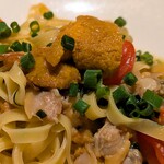 Pizzeria e Trattoria VACANZE NAGONE - 濃厚生ウニとアサリのアーリオオーリオ タリオリーニ