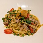 Pizzeria e Trattoria VACANZE NAGONE - 濃厚生ウニとアサリのアーリオオーリオ タリオリーニ