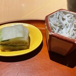 銀座 しのはら - 食事①