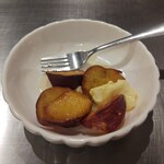 Family Dining こころ - 半分頂いたあと…さつまいもバター