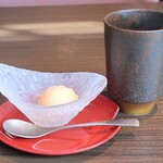 水炊き もつ鍋 博多廊 - 柑橘のシャーベット