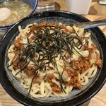 つけ麺 はま紅葉 - 8周年限定メニュー1週目甘辛そぼろのせ