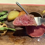 オーセンティック リビング ブッチャー エヌワイシー - メイン〜シェフおまかせ 薪焼きステーキ〜