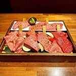 代官山 焼肉かねこ - 店主のお任せ盛り