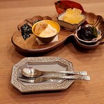 馬車道 大かわ - 甘味三種盛り