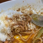 麺や金時 - 撹拌中