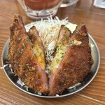 浜松町 スタンド富士 - ハムカツinチーズ