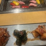 和牛焼肉 牛兵衛草庵 - ちょいと漬かり過ぎだったキムチ盛り合わせ