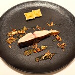 カンテサンス - 鰆 枝豆のラビオリ添え