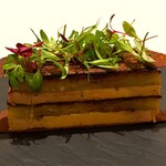 カンテサンス - フォアグラと焼き茄子のプレッセ