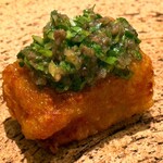 カンテサンス - 蓮根フリット セルバチコ