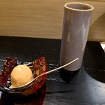 島津 - 黒糖ジェラートとセイロンティー