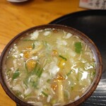 とんかつ桂 - 豆腐と滑子の味噌汁